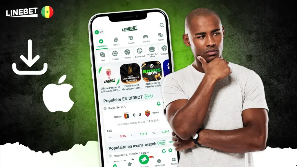 comment télécharger Linebet Sénégal sur iOS